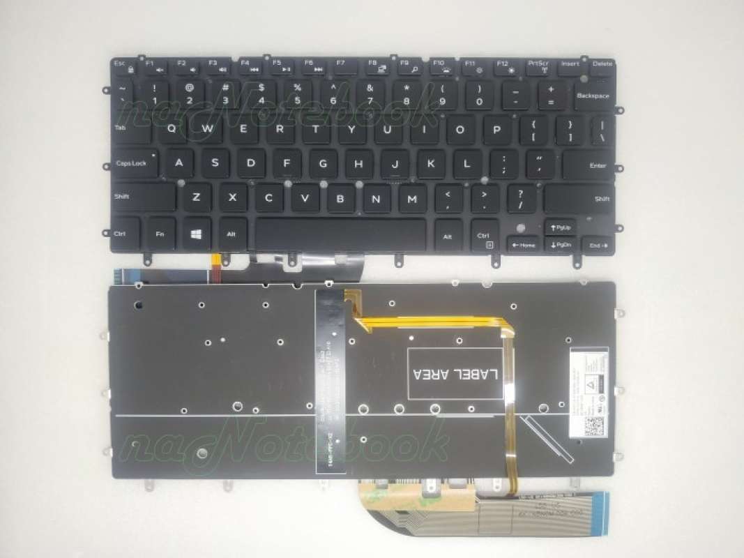 CLAVIER RÉTROÉCLAIRÉ POUR Dell XPS 13 9343 9350 9360 N7547 N7548 P54G - Foto 6