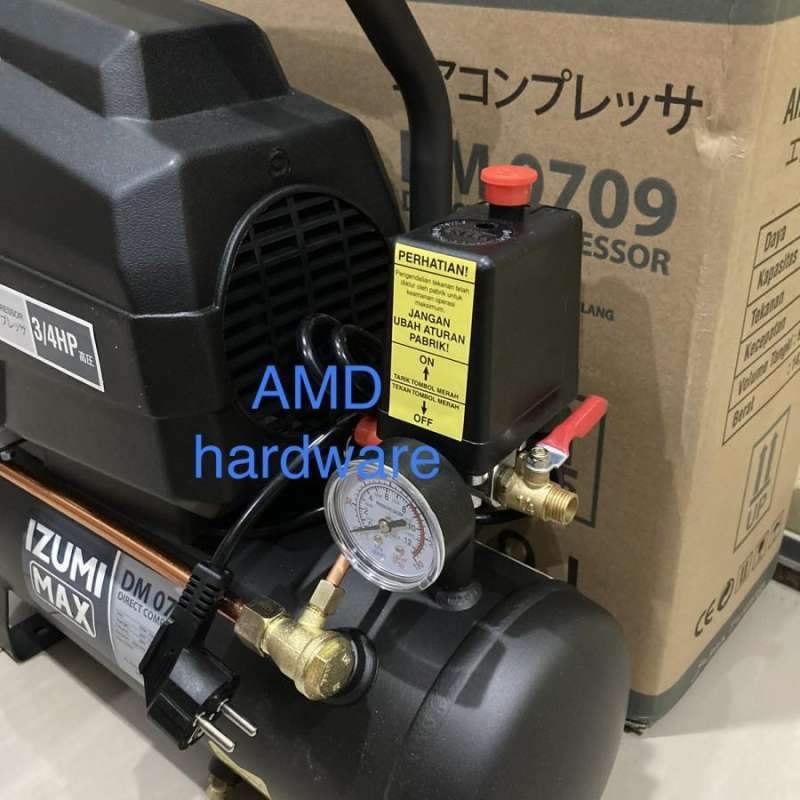 Jual Air Compressor Direct Kompresor Angin Listrik 3/4hp Dd0709 Izumi ...