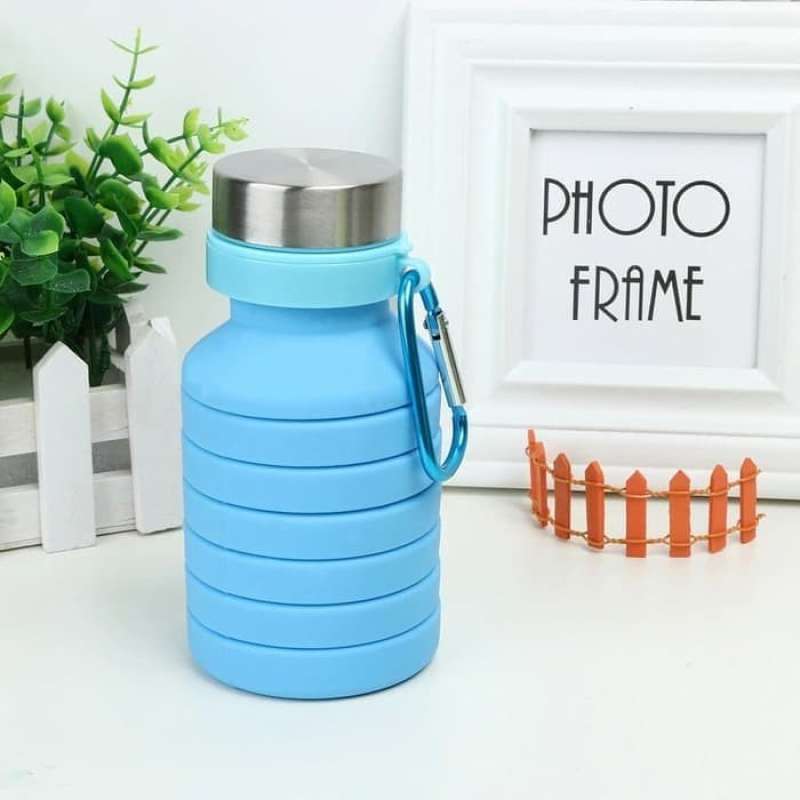 Promo Botol Lipat Telescopic Silicon 500ml Tempat Minum Outdoor ...