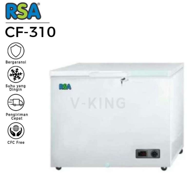 Promo Rsa Cf 310 / Cf310 Chest Freezer Lemari Pembeku 310l Ori Resmi ...