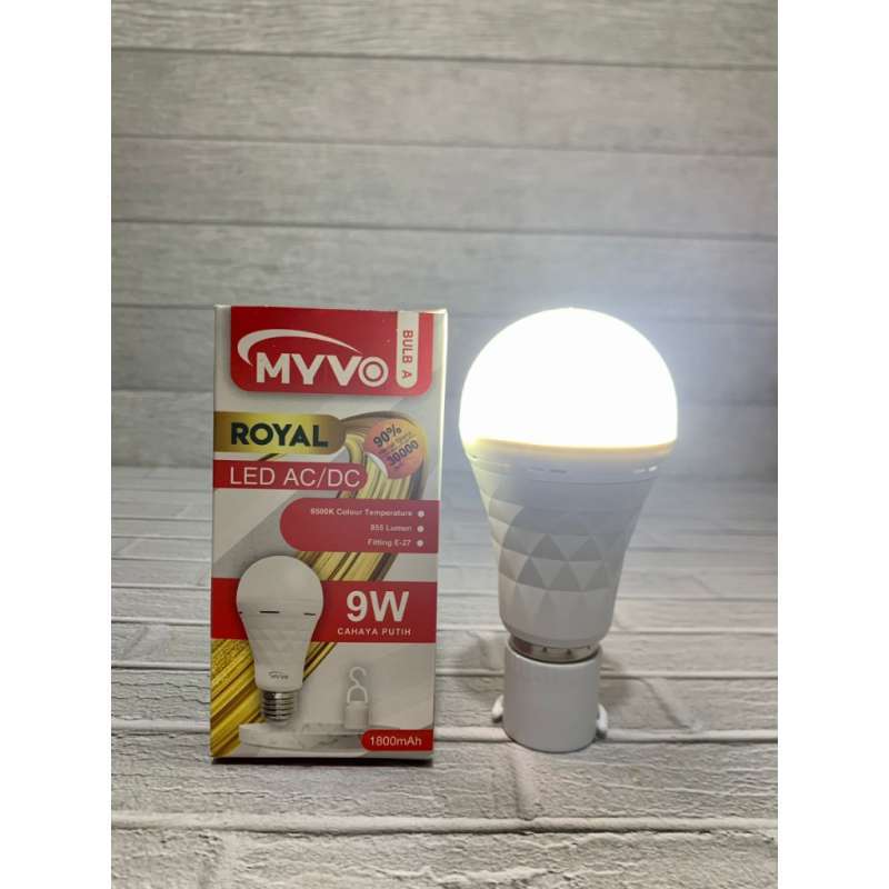 Jual Ssa Lampu Emergency Myvo Royal Led Ac/dc 9 Watt, 12 Watt, 18 Watt ...