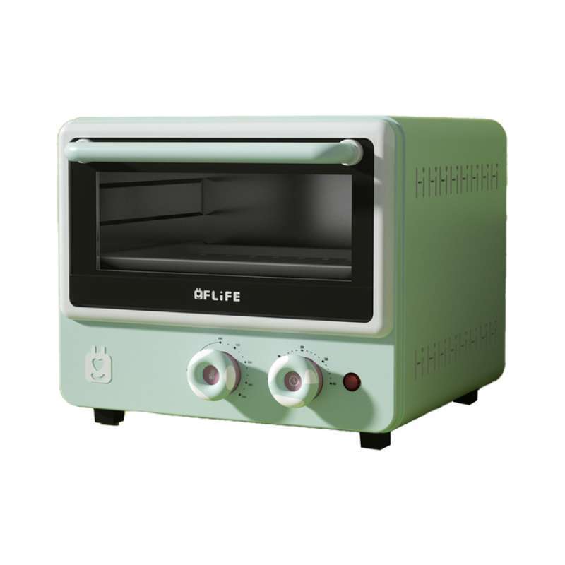 Promo flife oven listrik mini milky 400 watt 10 liter timer 60 menit