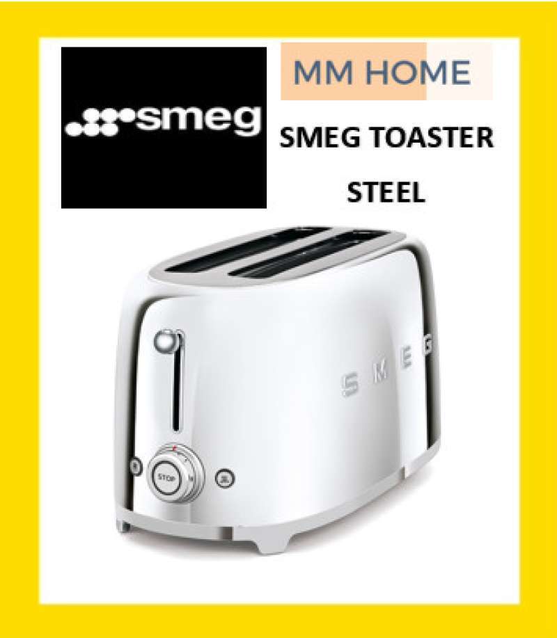 Toaster Roti Smeg Promo Smeg Toaster Steel 2 Slice Tsf 01 - Pemanggang Roti Smeg Diskon ...