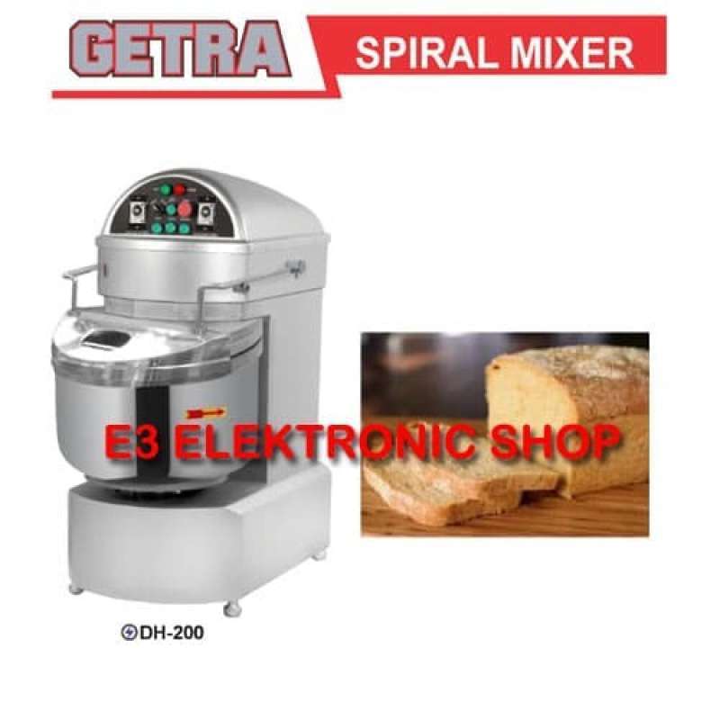 Mixer Roti Gatra Promo Getra Dh-200 Spiral Mixer - Mesin Pengaduk Adonan Roti 75 Kg ...