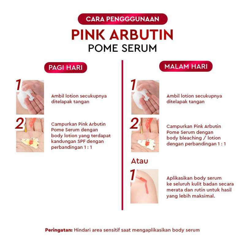 Promo Perfect White Aha Body Serum 50ml + Pink Arbutin Pome Serum 30ml [free Red Peeling 15ml] Diskon 69% Di Seller Perfect White Series Flagship Store - Pandowo Harjo, Kab. Sleman