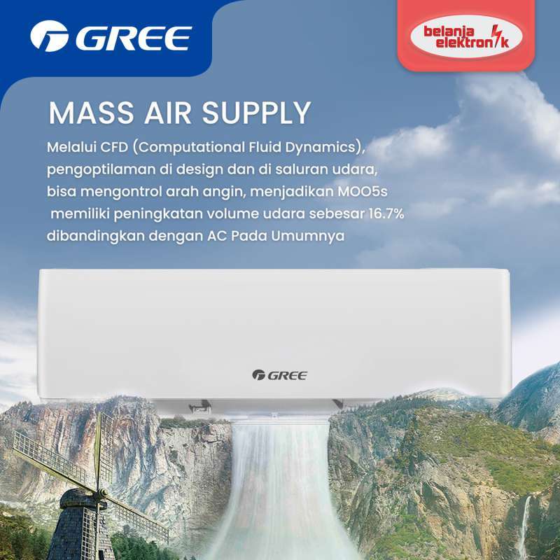 Jual Air Conditioner Gree Ac 3/4 Pk Standard Gwc-07moo5s Non Inverter ...