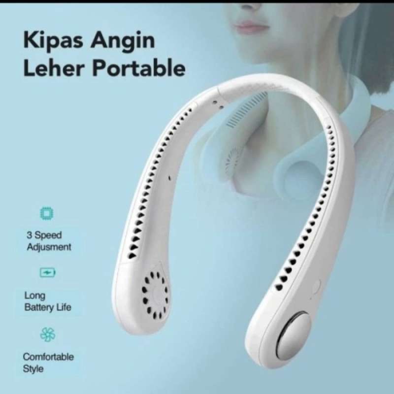 Promo Neck Fan Kipas Angin Leher Portable Kipas Angin Model Kalung