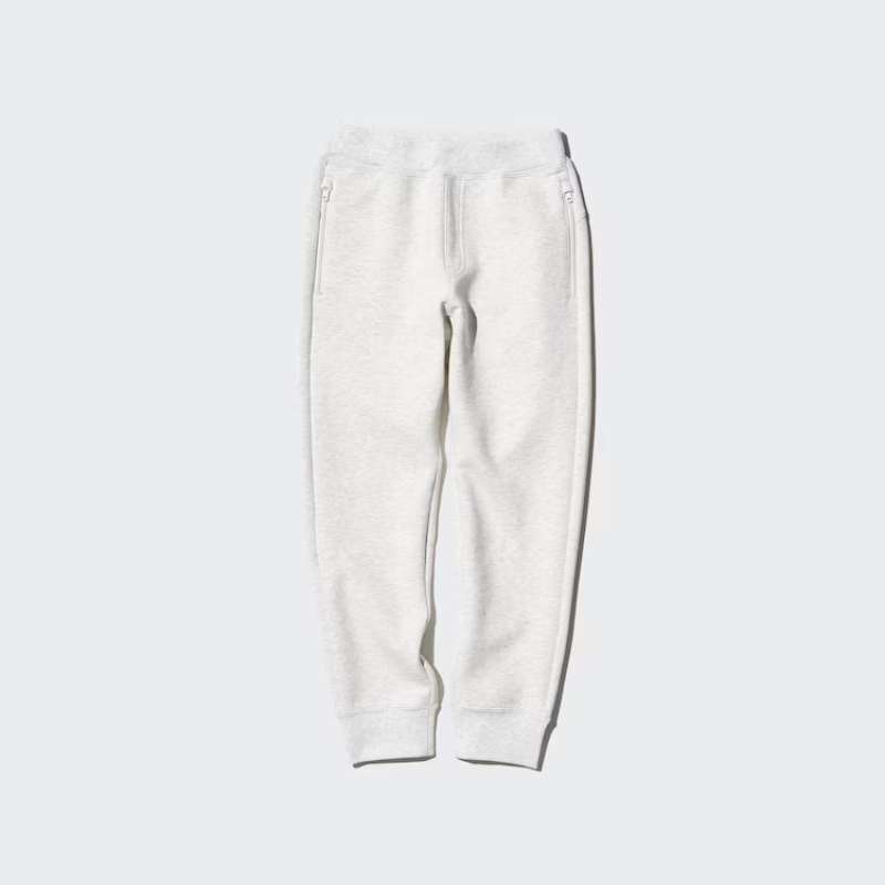 UNIQLO KIDS Celana Panjang Sweat Dry Training Olah Raga Anak Laki laki  Perempuan Light Gray
