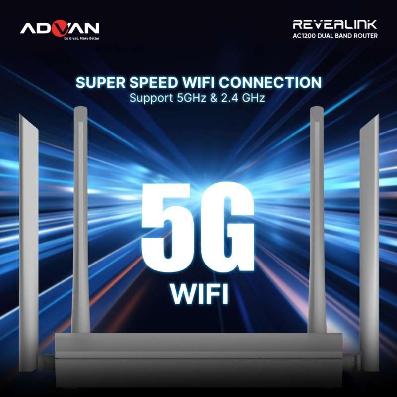 Reveal Router Jual Advan Revealink Dual Band Router Wireless Ac1200 Wifi Gigabit Mu ...