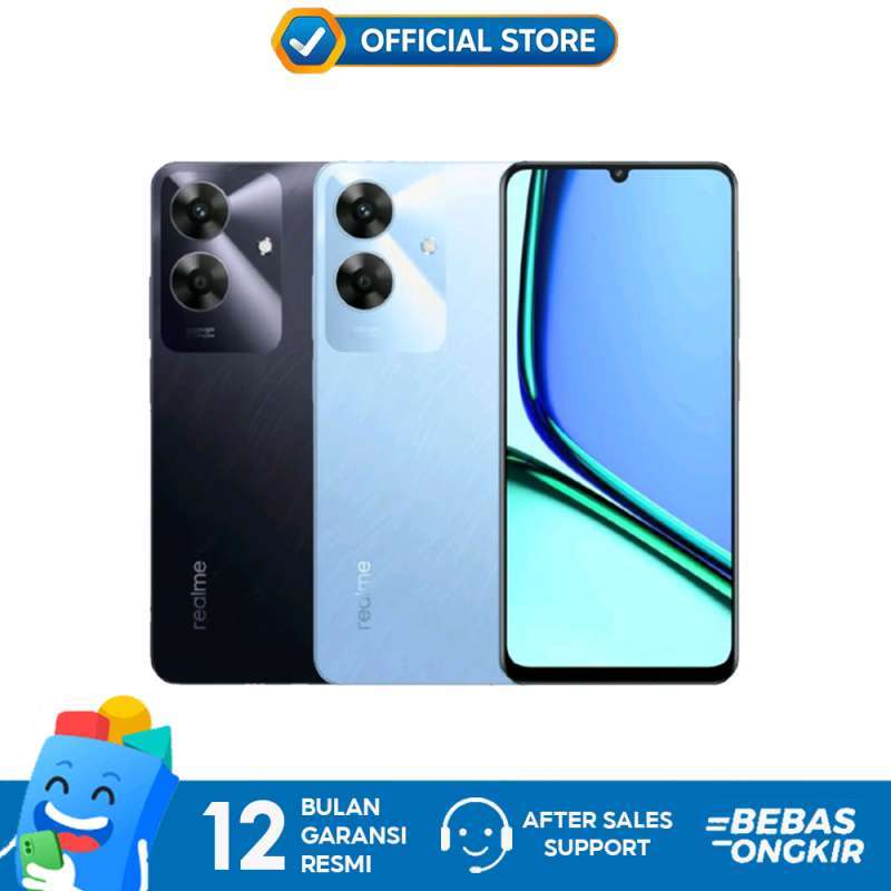 Promo Realme Note 60 6/128gb 4/64gb Garansi Resmi Black Blue