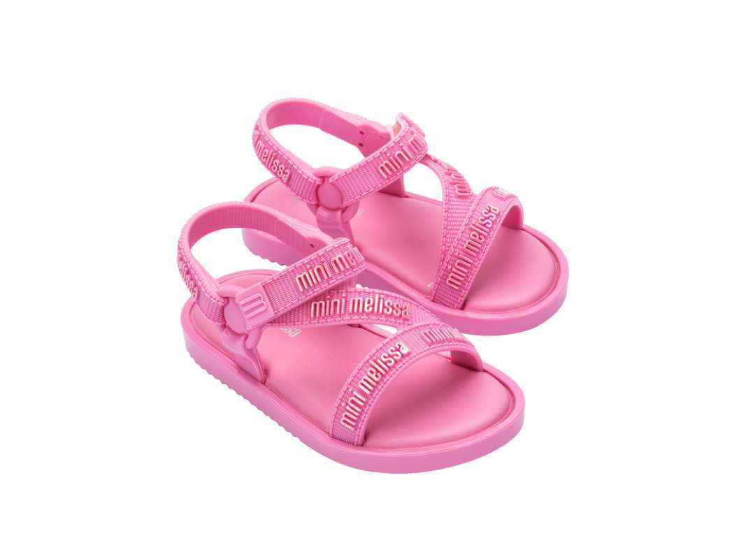 Mini Melissa SS25 Stripes M Lover Bb Pink Sandal Anak Perempuan  (35955BH3450)