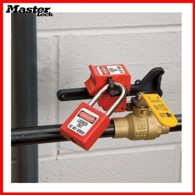 Smseace Gate Valve Lockout Device Suited For 2.5-5in Gate Valve Handles Gate Valve Lockout Water Spigot Lock For Outdoor Faucet Water Spigot Faucet Devices - View #4