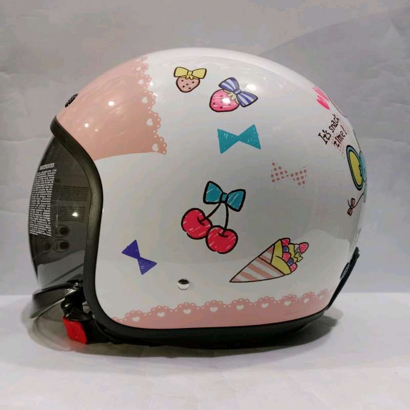 Bike Helmet Hello Kitty Hard Hat Sanrio Hello Kitty 3/4 Motorcycle