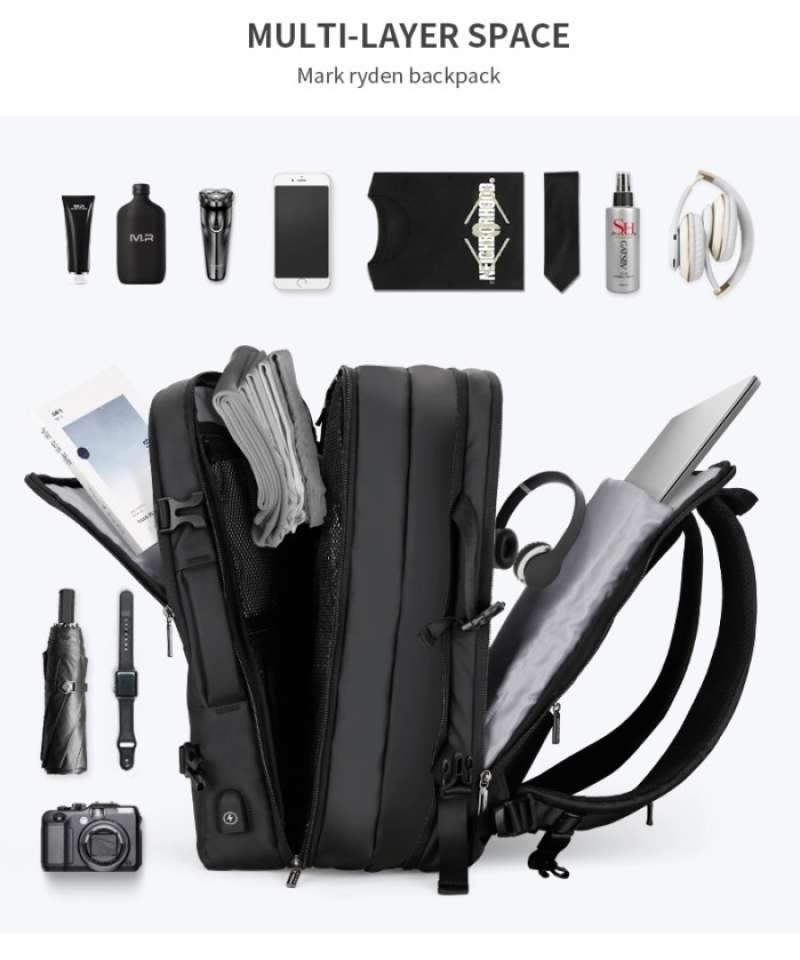 Tas Backpack MARK RYDEN MR8057 Ransel Laptop 17