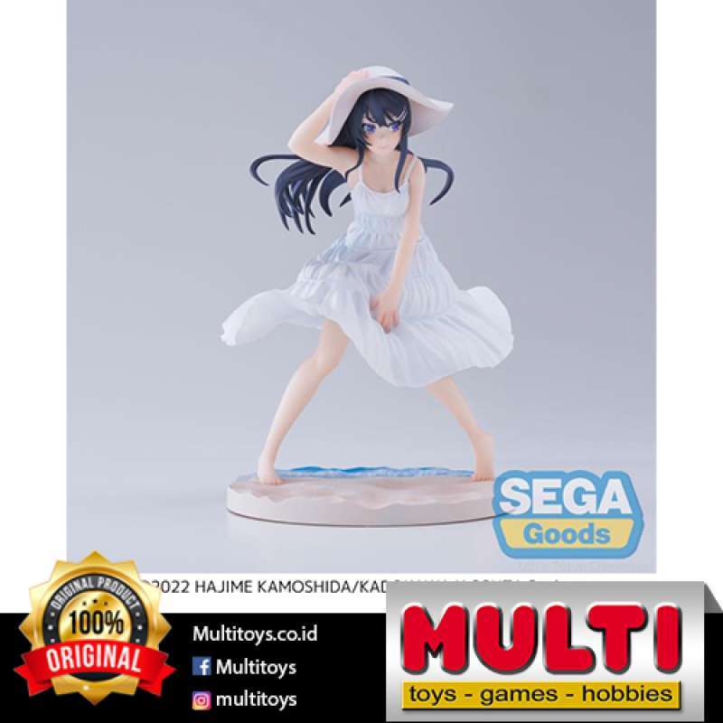 FIGURINE BUNNY GIRL SENPAI - SAKURAJIMA MAI LUMINASTA SUMMER DRESS - Sega - Jeux & Jouets