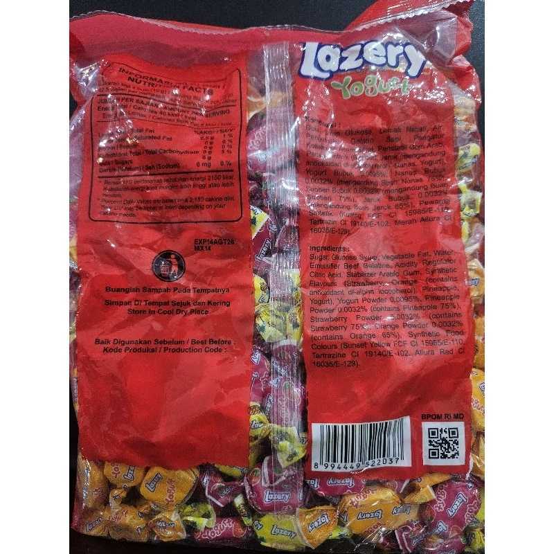 Jual Permen Lazery Bungkus Besar Permen Sugus 425gr Di Seller Intan89 ...
