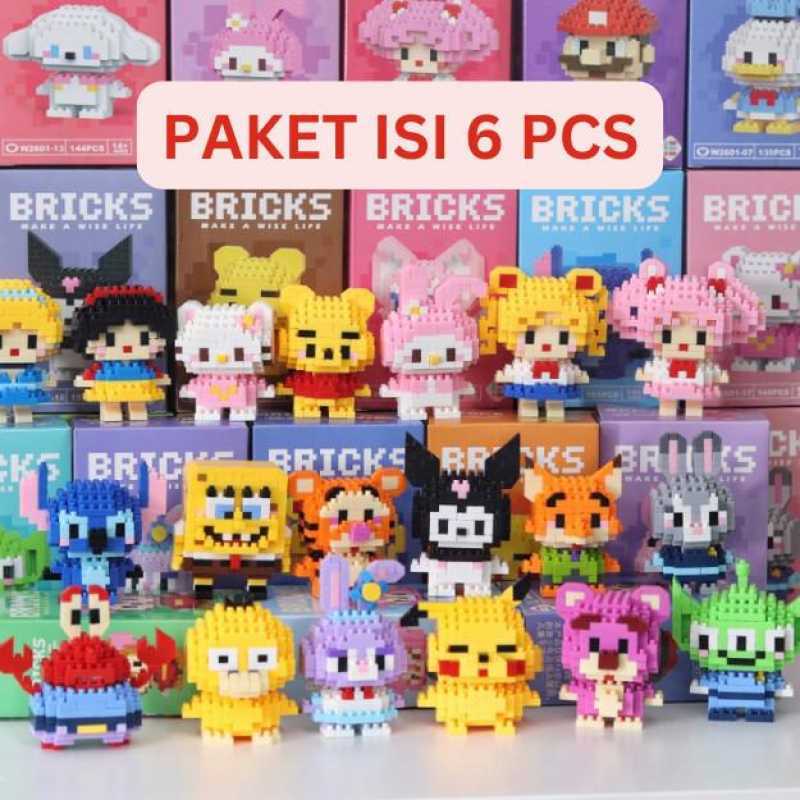 Perler Tsum Tsum Minions Model Building Blocks Jual [randomfinds