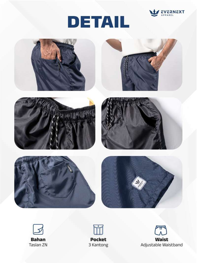 Promo Evernext Celana Boxer Pendek Pria Rio Olahraga Santai