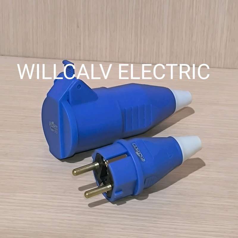 Promo Fort Stop Kontak 2 Pas 16a / Industrial Plug And Socket 2 Pas 16a ...