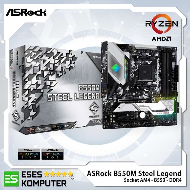 Am4 B550m Steel Legend Price Amd Am4 Asrock B550m Steel Legend