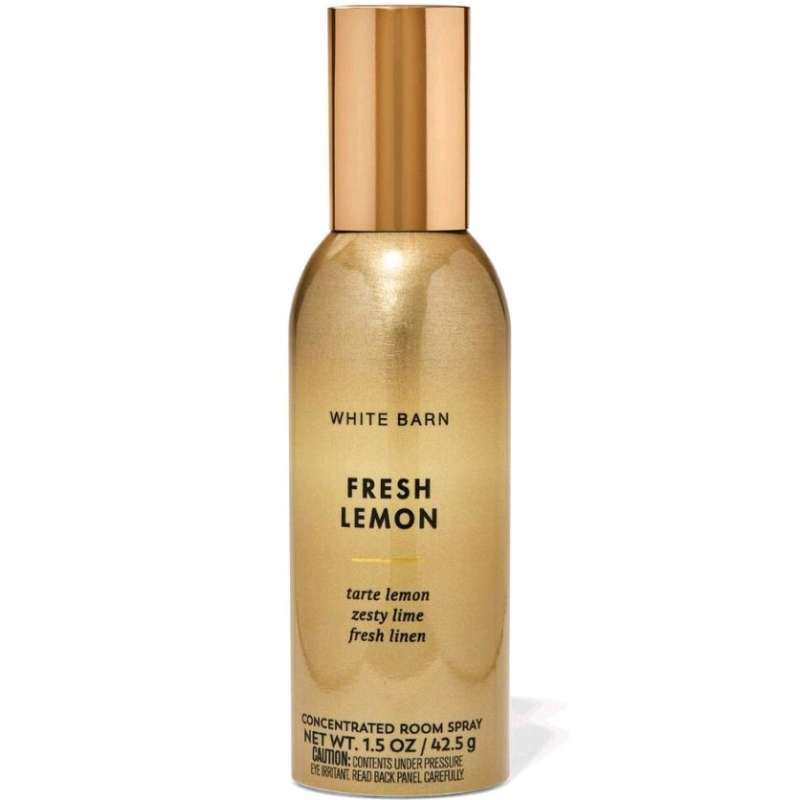 BATH BODY WORKS BBW WHITE BARN FRESH LEMON CONCENTRATED ROOMSPRAY G