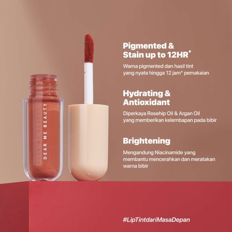 Promo [restock] Dear Me Beauty Serum Lip Tint Diskon 10% Di Seller Dear ...