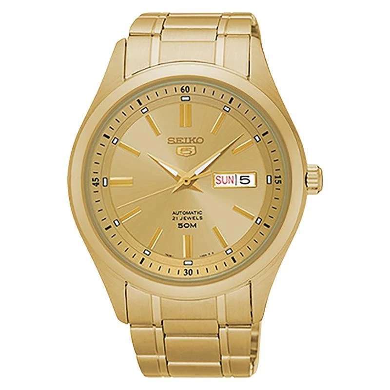 Seiko SNKN96K1 Automatic Gold Stainless Steel Jam Tangan Pria
