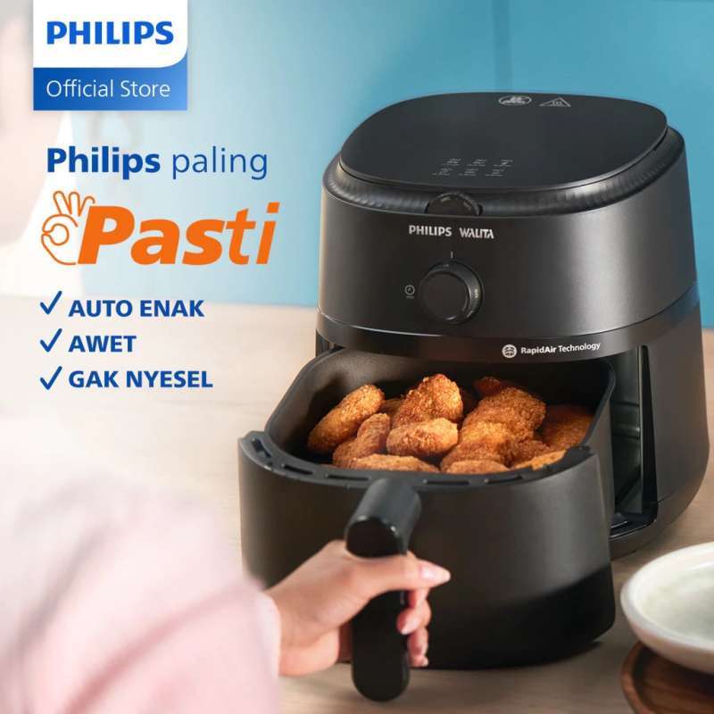 Jual Philips Air Fryer Digital Na120/00 1000 Series [4.2l] 800 Watt Di ...