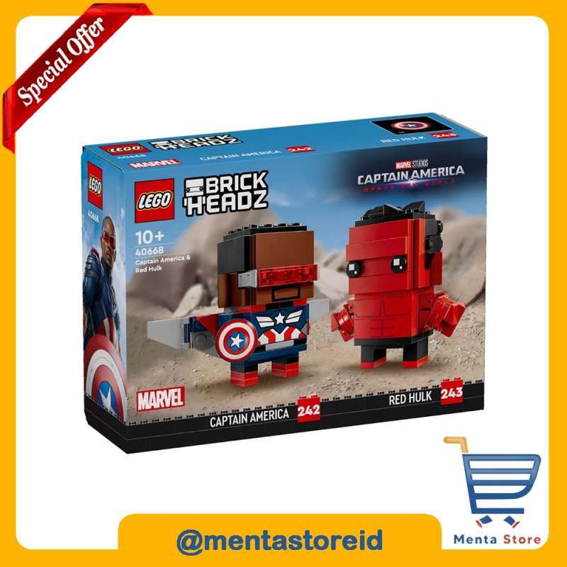 Brave New World Lego Brickheadz Captain Marvel Shop Lego Figures