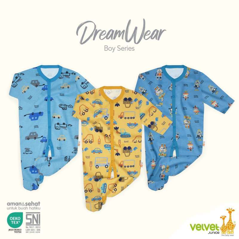 Velvet Junior DreamWear Jumper Boy Close Feet Series Bruum Bruum
