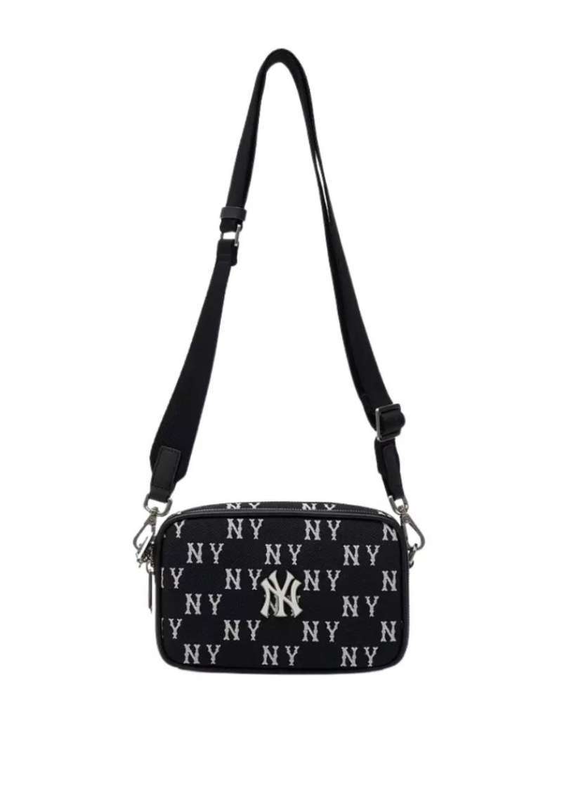 Promo Mlb Korea Classic Monogram Jacquard Mini Cross Bag
