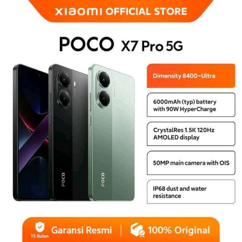 Jual Poco X7 Pro 5g New | RAM 12/512gb | Dimensity 8400-ultra