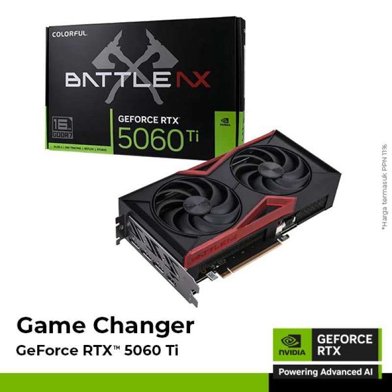 VGA Card Colorful GeForce RTX 5060 Ti NB DUO 16GB-V 16GB GDDR7