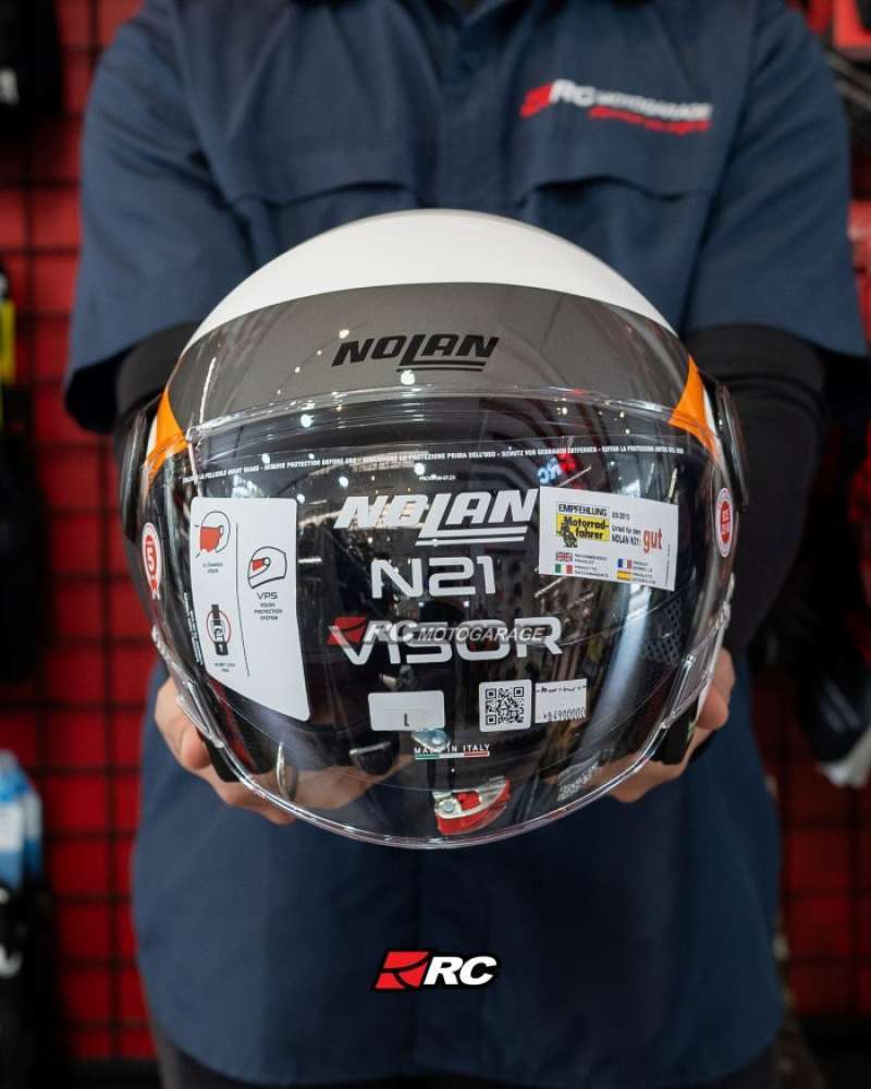 Jual Helm Motor Half Face Nolan N21 Visor Onirico 346 Original