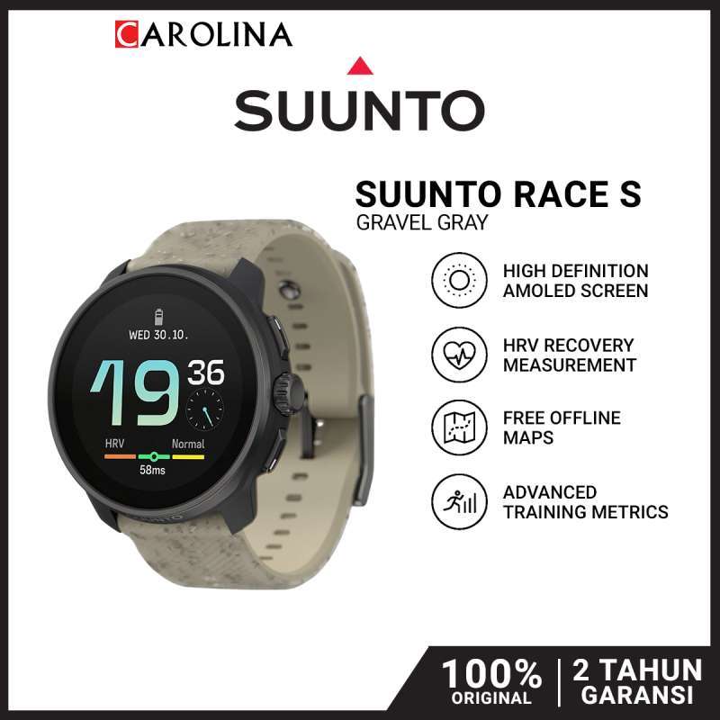 Jual Jam Tangan Suunto Race S Ss051094000 Unisex Amoled Gravel