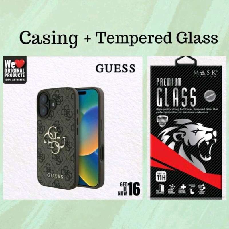 Custodia Galaxy Z Piegare 7 Guess Similpelle Grigio Logo Metallo Color