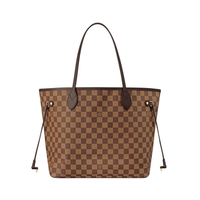 Jual Louis Vuitton Neverfull Mm Damier Ebene Tote Bag Rose