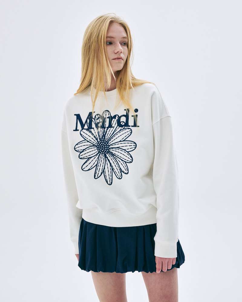 Jual [pre-order] Mardi Mercredi Flowermardi Needlework White