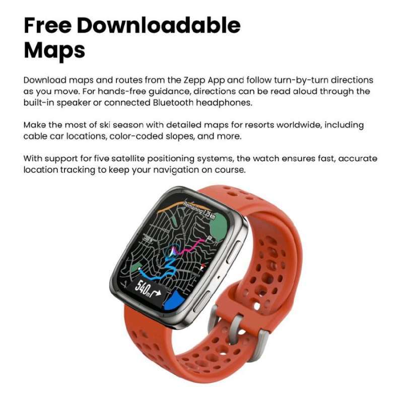 Bluetooth Smart Watches With Navigation Amazfit Active Square