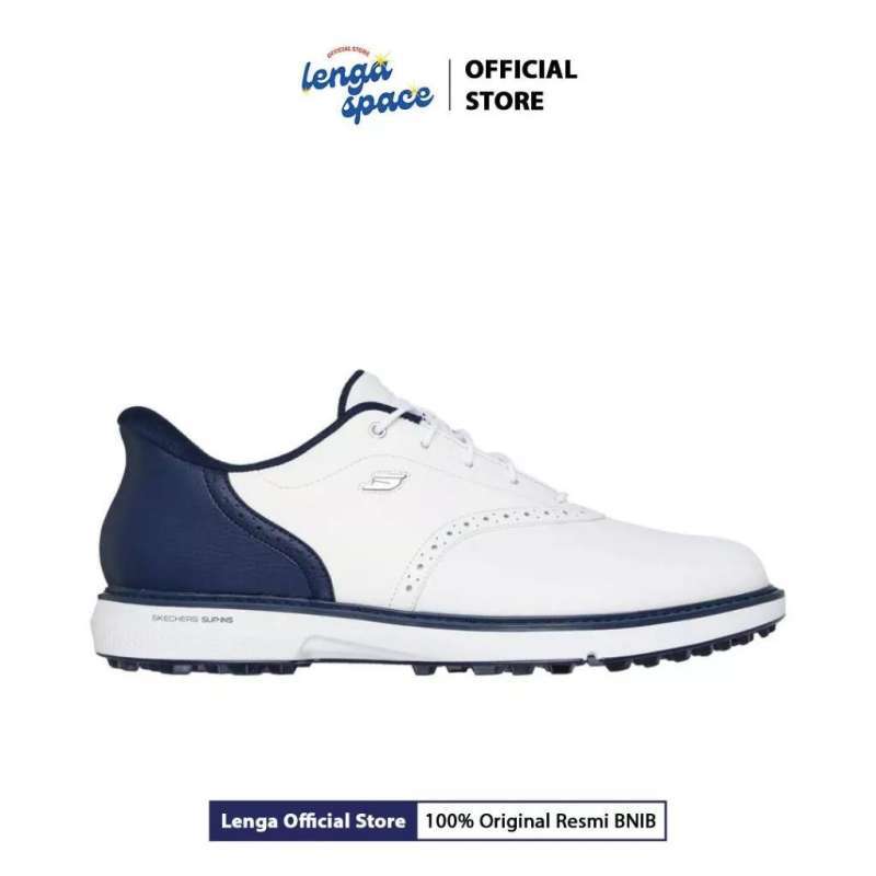 Jual Sepatu Golf Pria Skechers Go Golf Prestige White/navy