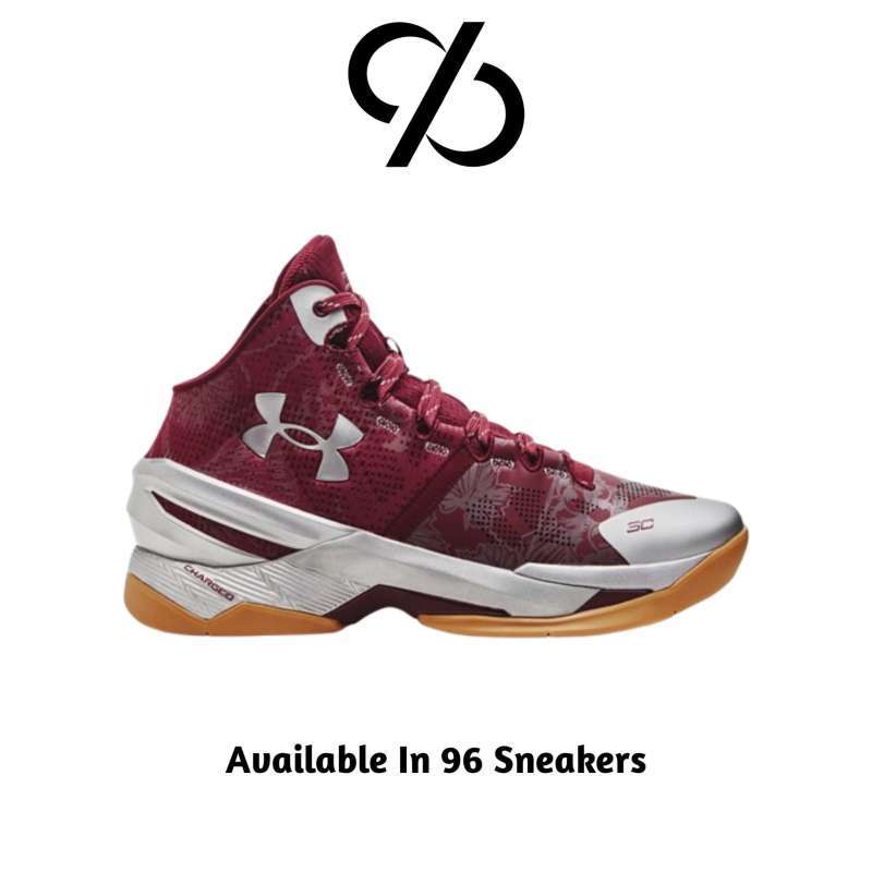 Sepatu Basket Pria UnderArmour Curry Retro Burgundy (3026052-601) ORIGINAL