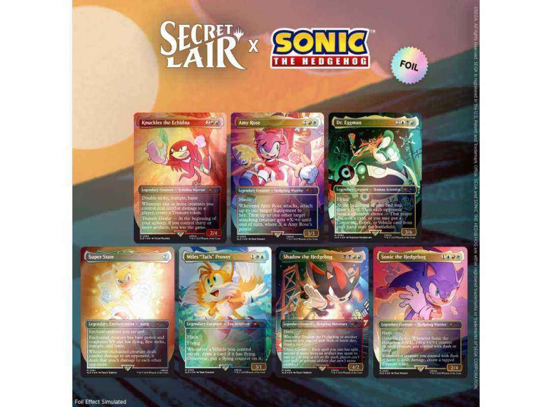 Jual Mtg Secret Lair X Sonic Friends & Foes Foil Edition Di