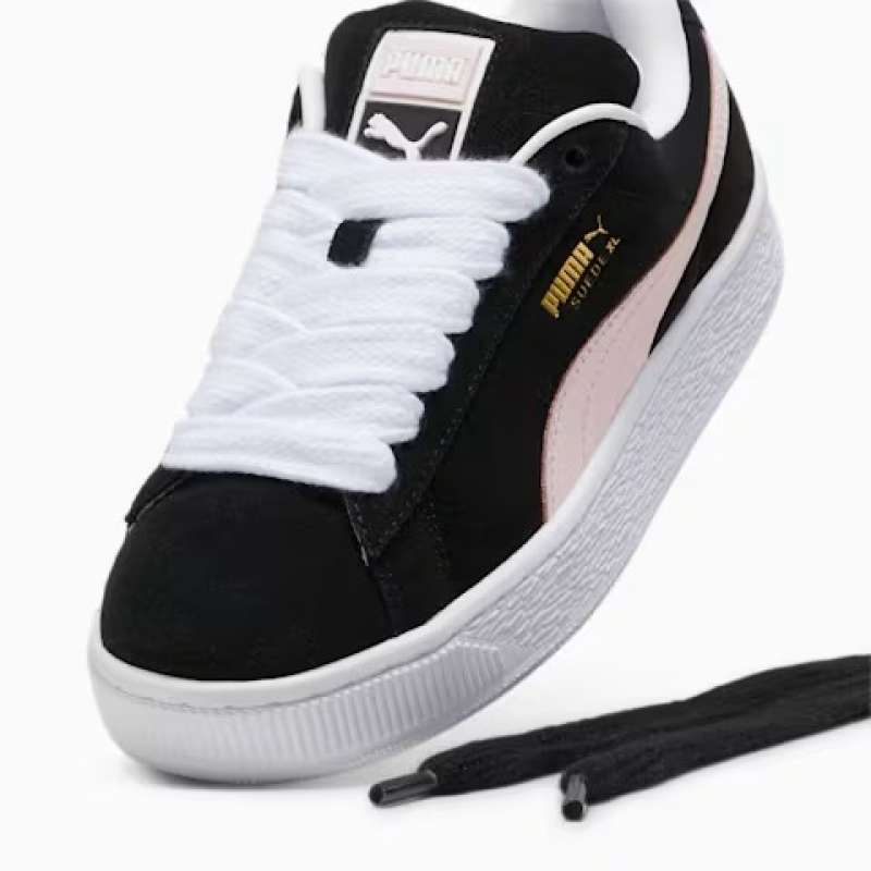 Sepatu Sneakers Puma Suede Xl Puma Black-Whisp Of Pink 395205 04