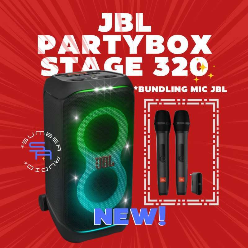 Speaker Bluetooth JBL Partybox 320 STAGE PB320 KARAOKE Ori Garansi Resmi IMS