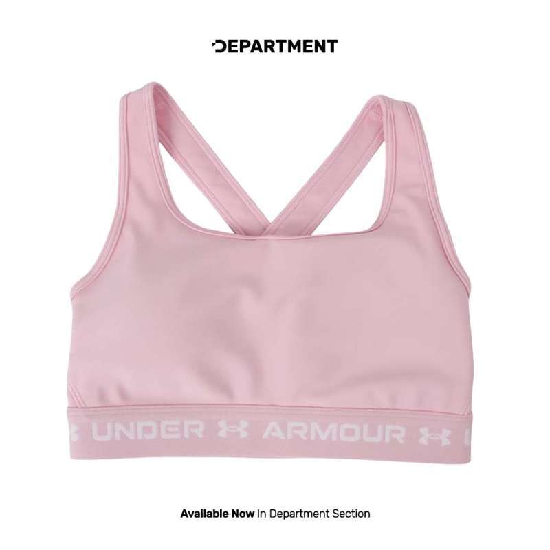 Sport Bra Wanita UNDER ARMOUR CROSSBACK MID 1361034648 ORIGINAL