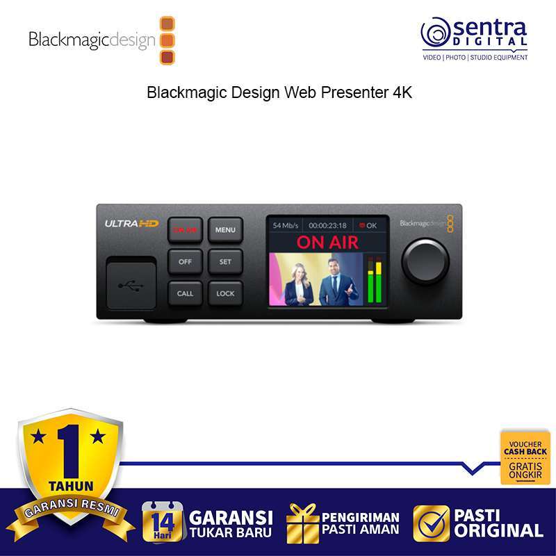 Blackmagic Design Web Presenter 4K with 12G 6G 3G SDI Supports RTMP  SRT Streaming for Live Streaming X02