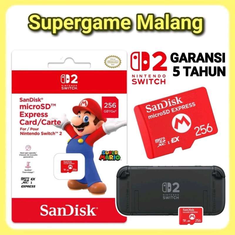 Jual Micro SD Express 256gb Switch2 Nintendo Switch 2 Memory Card