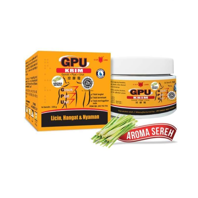 Jual Gpu Cream - Krim Untuk Gosok Pijat Urut Di Seller Apotek Heka ...