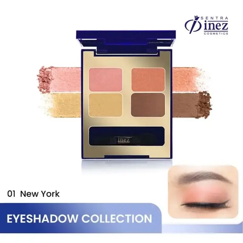 Promo Inez Eyeshadow Collection Eye Shadow Palette 4 Warna Diskon 13% ...