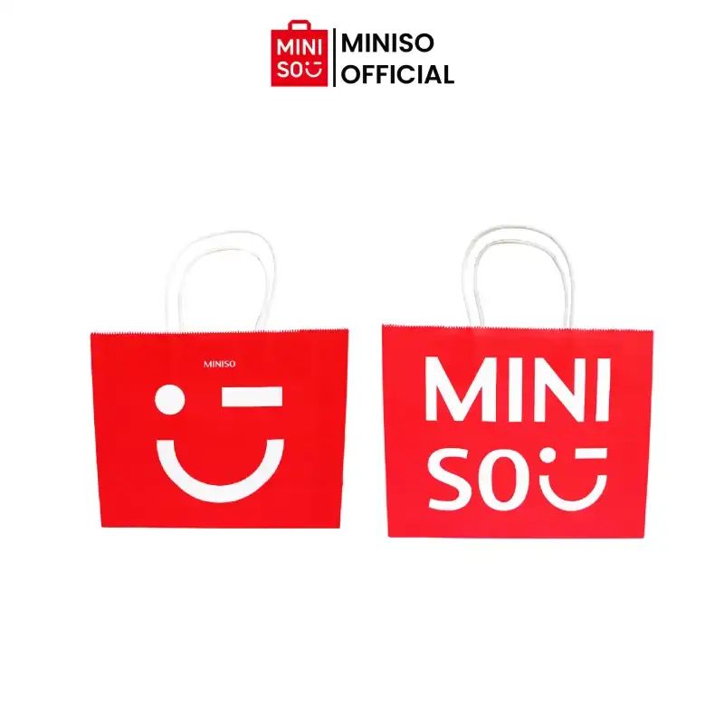 Mini So Paper Promo Miniso Paper Bag Miniso Official Tas Belanja Tambahan Diskon 50% ...